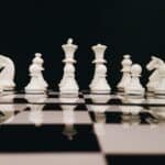 chess board set up